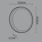 Painel de LED de Embutir ou Sobrepor Luz Amarela, Branca e Neutra 29,8x29,8cm Inteligente Inspire