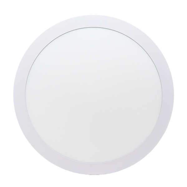 Painel De Led 25w 3000k Redondo De Embutir Inluss