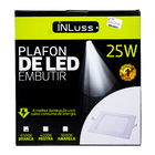 Painel De Led 25w 6500k Quadrado De Embutir Inluss