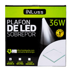 Painel De Led 36w 6500k Quadrado De Sobrepor Inluss
