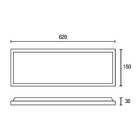 Painel De Led Blumenau Backlight Retangular De Sobrepor 20w B