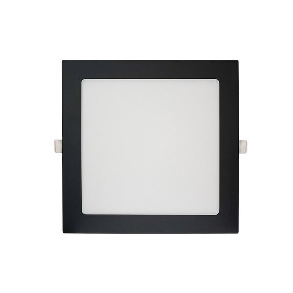 Painel De Led Blumenau Quadrado De Embutir 18w Bivolt Preto 3
