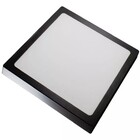 Painel De Led Blumenau Quadrado De Sobrepor 18w Bivolt Preto