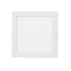 Painel de Led Embutir Quadrado Luz Branca 18W LLUM Bronzearte 22,5x22,5cm Branco Bivolt