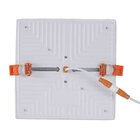 Painel De Led Frameless Quadrado Embutir/sobrepor 17w Bivolt