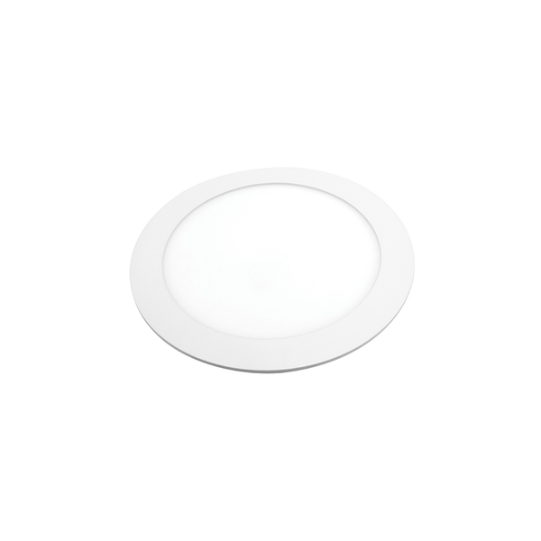 Painel De Led Lorenzetti Redondo De Embutir 12w - 3000k Luz A