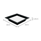 Painel De Led Nordecor Quadrado Kais De Embutir Recuado 18w B