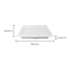 Painel De Led Nordecor Quadrado Kais De Embutir Recuado 24w B