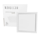 Painel De Led Nordecor Quadrado Kais De Embutir Recuado 36w B