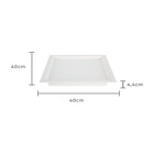 Painel De Led Nordecor Quadrado Kais De Embutir Recuado 36w B