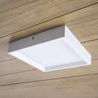 Painel De Led Nordecor Quadrado Kais De Sobrepor Recuado 24w