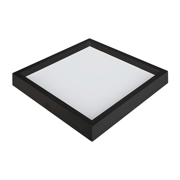 Painel De Led Nordecor Quadrado Kais De Sobrepor Recuado 36w