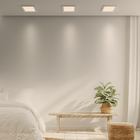 Painel de LED Quadrado Sobrepor Luz Amarela 24W Bivolt Elgin