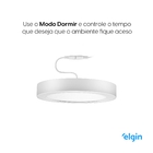 Painel de LED Smart de Sobrepor 18W Luz 3 Tons 21x21cm Elgin