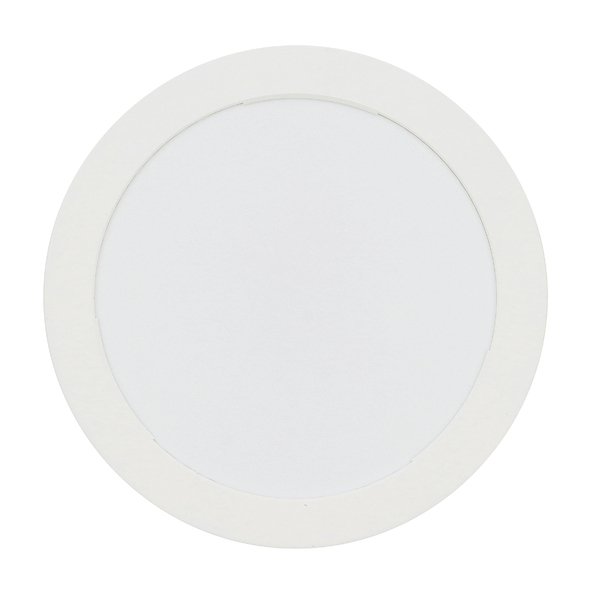 Painel de Led Sobrepor Redondo Luz Branca 12W Elgin 18cm Branco Bivolt