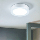 Painel de Led Sobrepor Redondo Luz Branca 18W Elgin 23x26cm Branco Bivolt