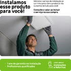 Painel de Led Sobrepor Quadrado Luz Branca 6W LLUM Bronzearte 11x11cm Branco Bivolt