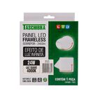 Painel De Led Taschibra Frameless Quadrado Sobrepor 24w Bivol