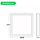 Painel De Led Taschibra Frameless Quadrado Sobrepor 36w Bivol