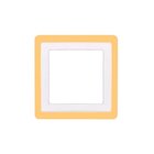 Painel De Led Taschibra Quadrado De Embutir 24w Dual Color Bi