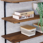 Painel de Madeira Boleado Pinus Tingido 30x80x1,7cm Settis