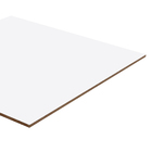 Painel de Madeira MDF Branco Neve 136x41,5x0,15cm