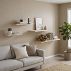 Painel de Madeira Pinus 17mm Natural 20x60cm Wooden