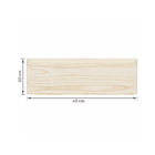 Painel de Madeira Pinus Slim Natural 20x40x1,7cm Settis
