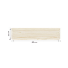 Painel de Madeira Pinus Slim Natural 20x80x1,7cm Settis