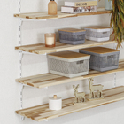 Painel de Madeira Teca Natural 30x200x1,9cm Settis