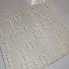 PAINEL DE PAREDE 3D AUTOADESIVO DECORATIVO KIT 4 PÇS