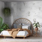 Painel de Parede Balões Cinza 270x156 Bobinex