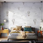 Painel de Parede Balões Cinza 270x156 Bobinex