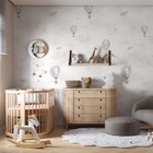 Painel de Parede Balões Cinza 270x156 Bobinex