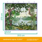 Painel de Parede Costa Rica Verde 270x312 Bobinex