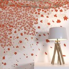 Painel de Parede de Poliéster e PVC Natureza Vermelho 2,9x5m Muse