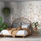 Painel de Parede Floral Rosa 270x156 Bobinex