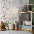 Painel de Parede Floral Rosa 270x156 Bobinex