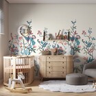 Painel de Parede Floresta Vermelho 270x156 Bobinex