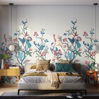 Painel de Parede Floresta Vermelho 270x156 Bobinex