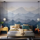 Painel de Parede Frase Azul 270x156 Bobinex