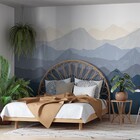 Painel de Parede Frase Azul 270x156 Bobinex