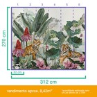 Painel de Parede Frase Verde 270x312 Bobinex