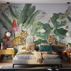 Painel de Parede Frase Verde 270x312 Bobinex