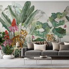 Painel de Parede Frase Verde 270x312 Bobinex