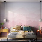 Painel de Parede Montanhas Rosa 270x156 Bobinex