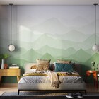 Painel de Parede Montanhas Verde 270x156 Bobinex