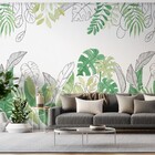 Painel de Parede Natureza Verde 270x260 Bobinex