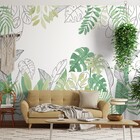 Painel de Parede Natureza Verde 270x260 Bobinex