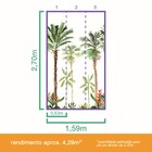 Painel de Parede Safari Verde 270x156 Bobinex